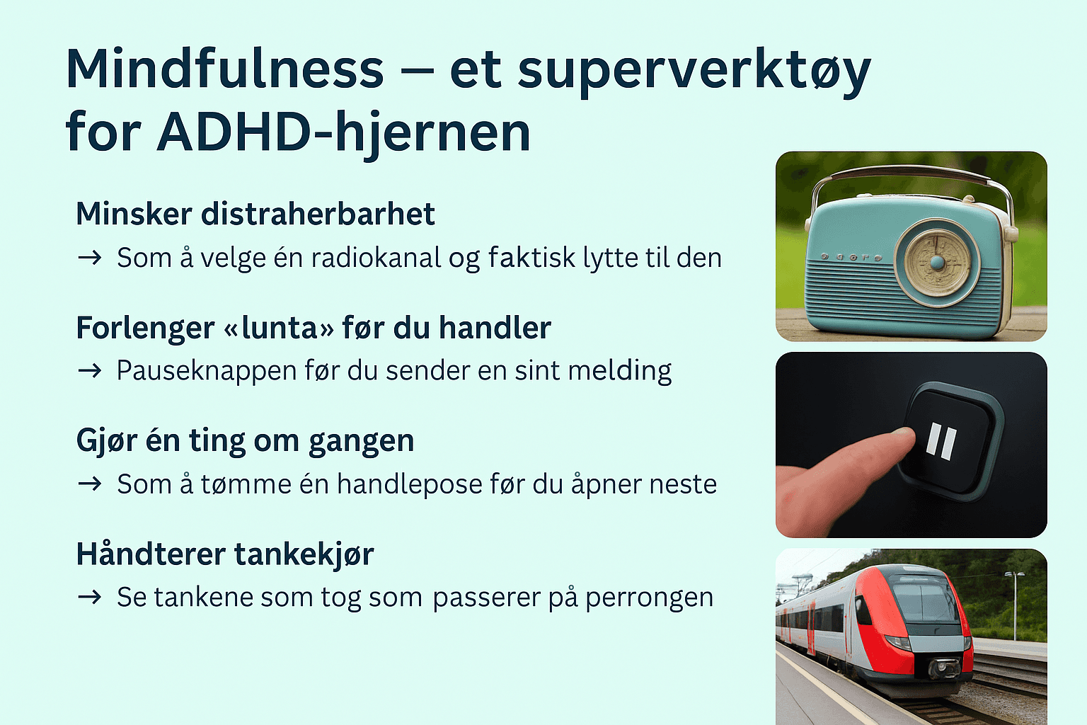 Mindfulness- et superverktøy for ADHD hjernen