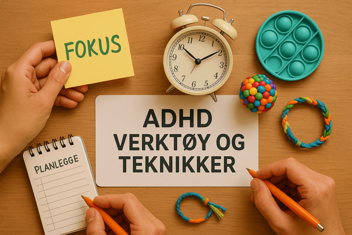 ADHD-Verktøy og teknikker som hjelper i hverdagen